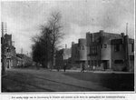 Gezicht in de Groeneweg te Utrecht, uit het zuiden met de afdelingspost van de gemeentereiniging.
<br/>
Het Utrechts Archief, 19279